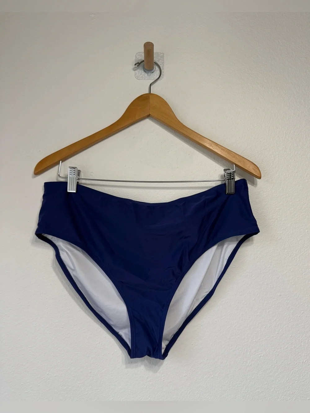 Eomenie Floral Tankini Swimsuit Set Navy White XL